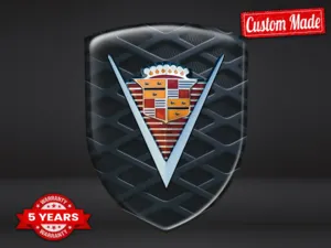 Cadillac Decal Resina Finitura Lusso Etichette Veicolo Eleganti ST